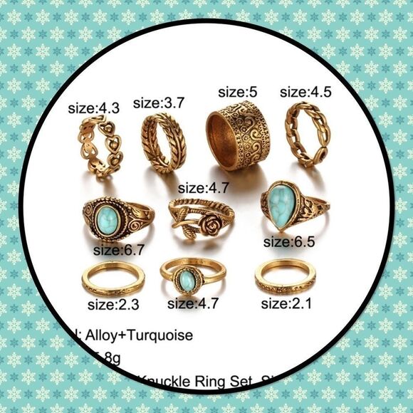 Boho Ring Set - Picture 3 of 3